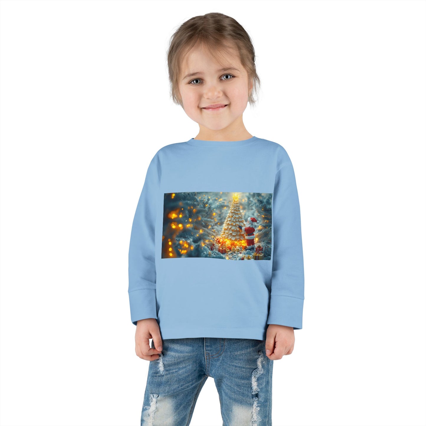 Chirstmas 2024 Series Print #10 Toddler Long Sleeve Tee