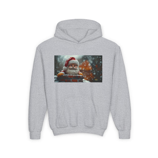 Chirstmas 2024 Series Print #6 Youth Heavy Blend Hooded Sweatshirt