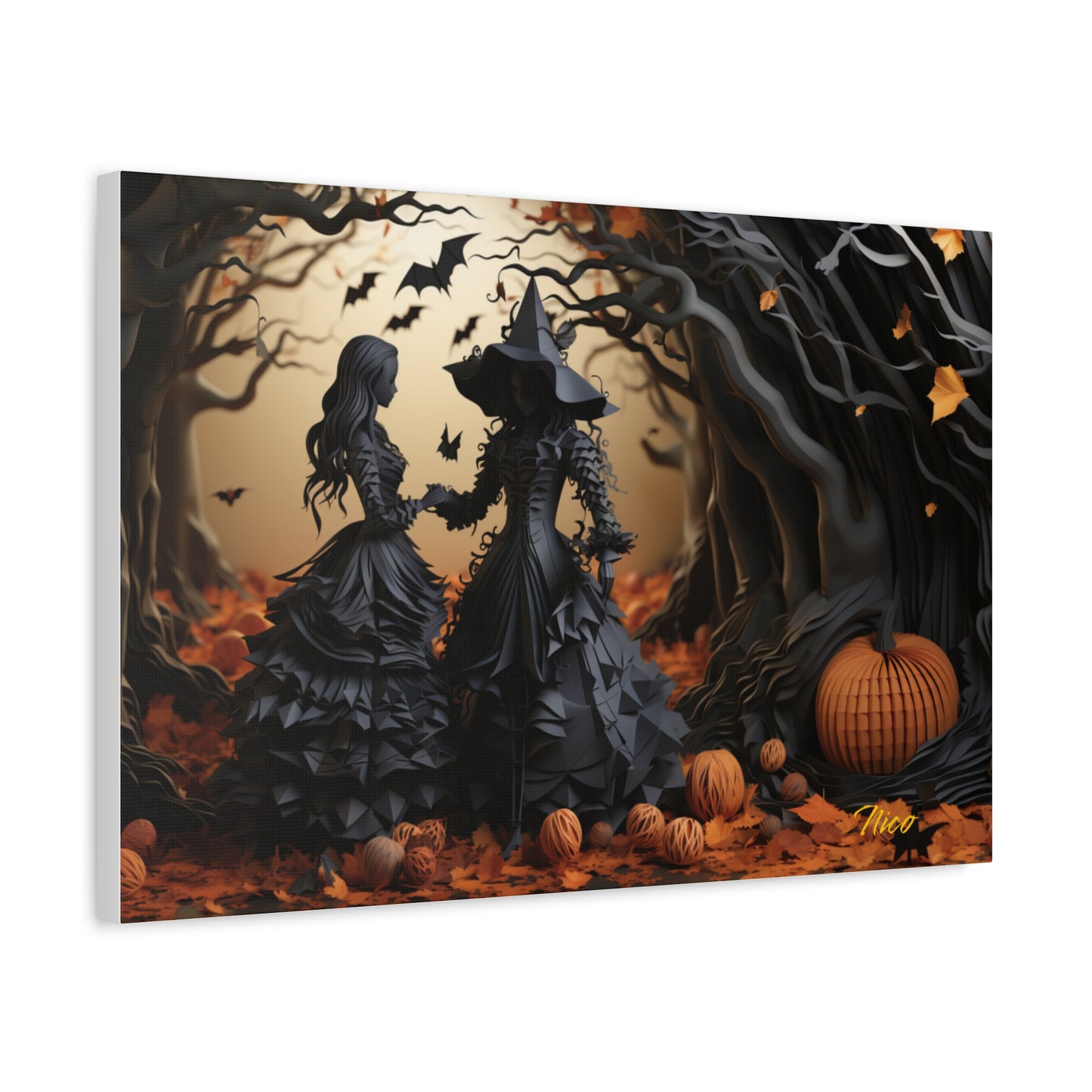 Halloween 2023 Series Print #9 - Streched Matte Canvas Print, 1.25" Thick