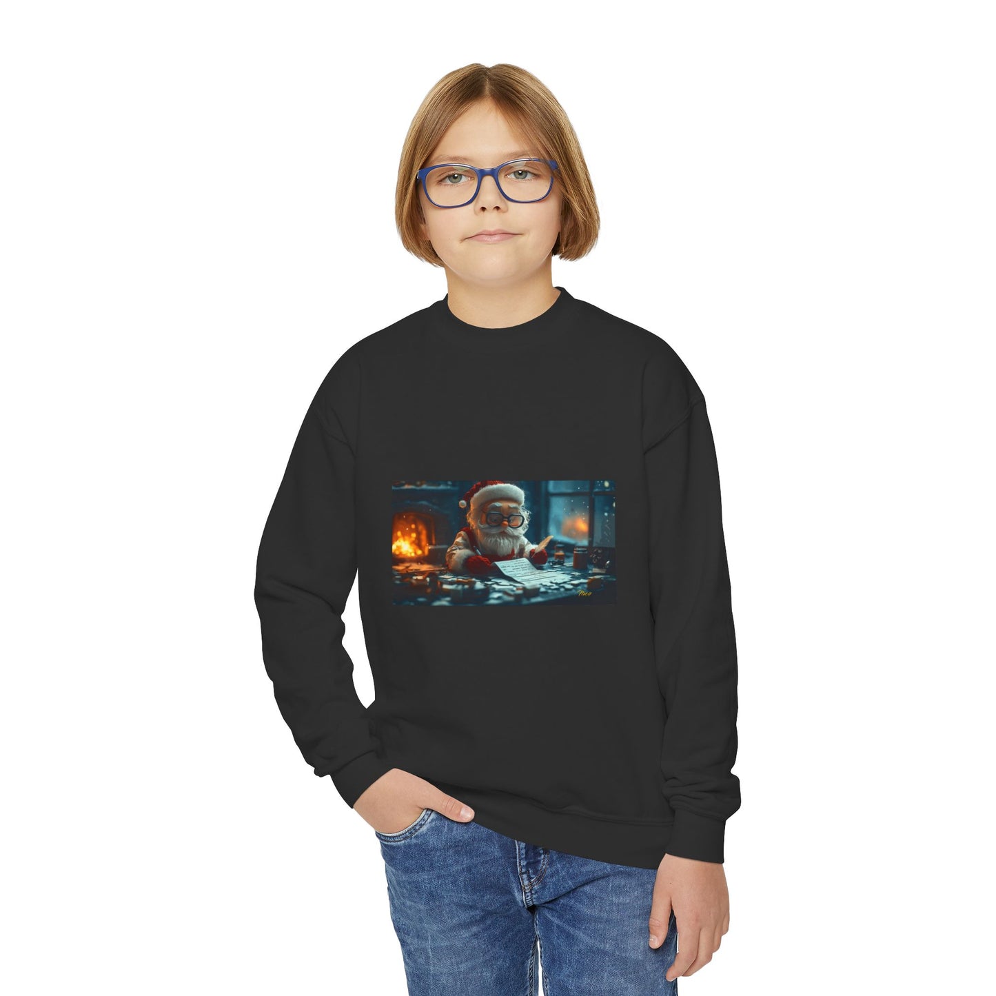 Chirstmas 2024 Series Print #1 Youth Crewneck Sweatshirt