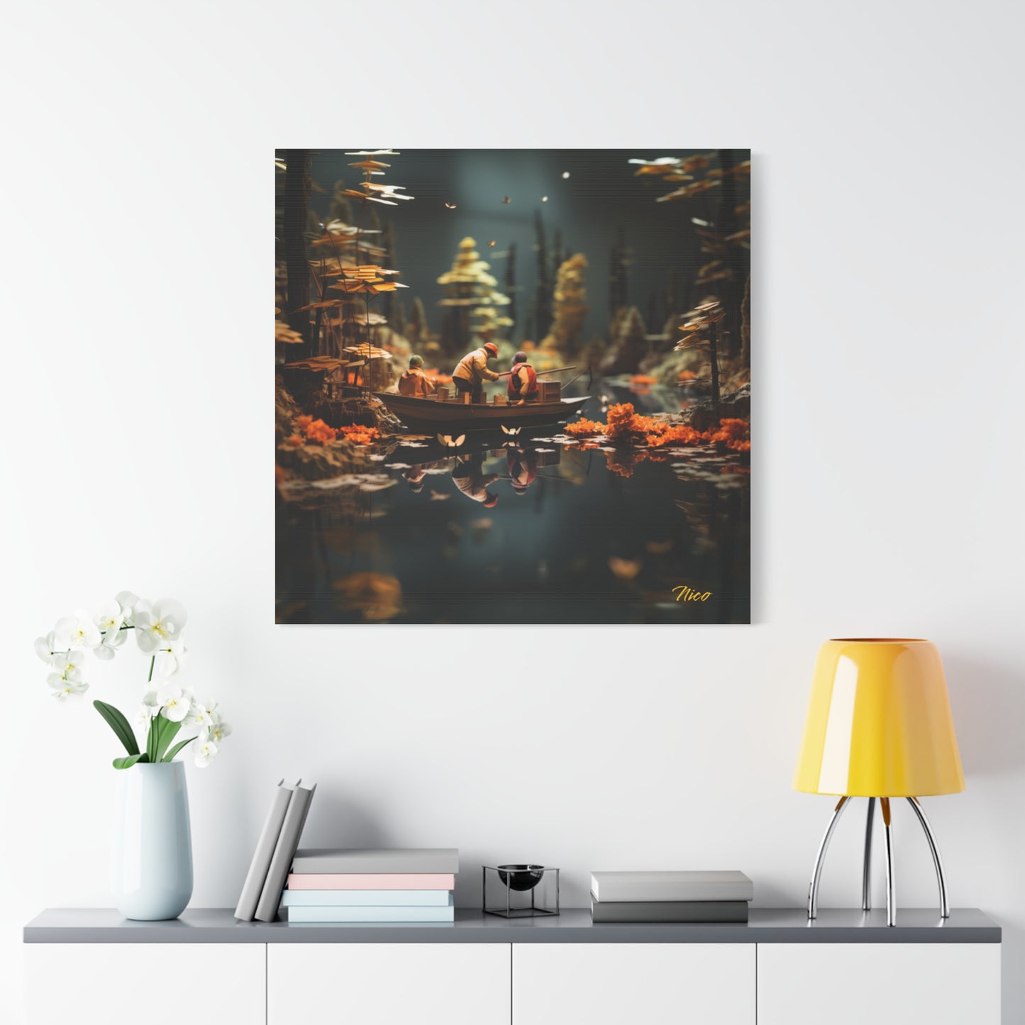 Born On A Bayou Print #10 - Streached Matte Canvas Print, 1.25" Thick