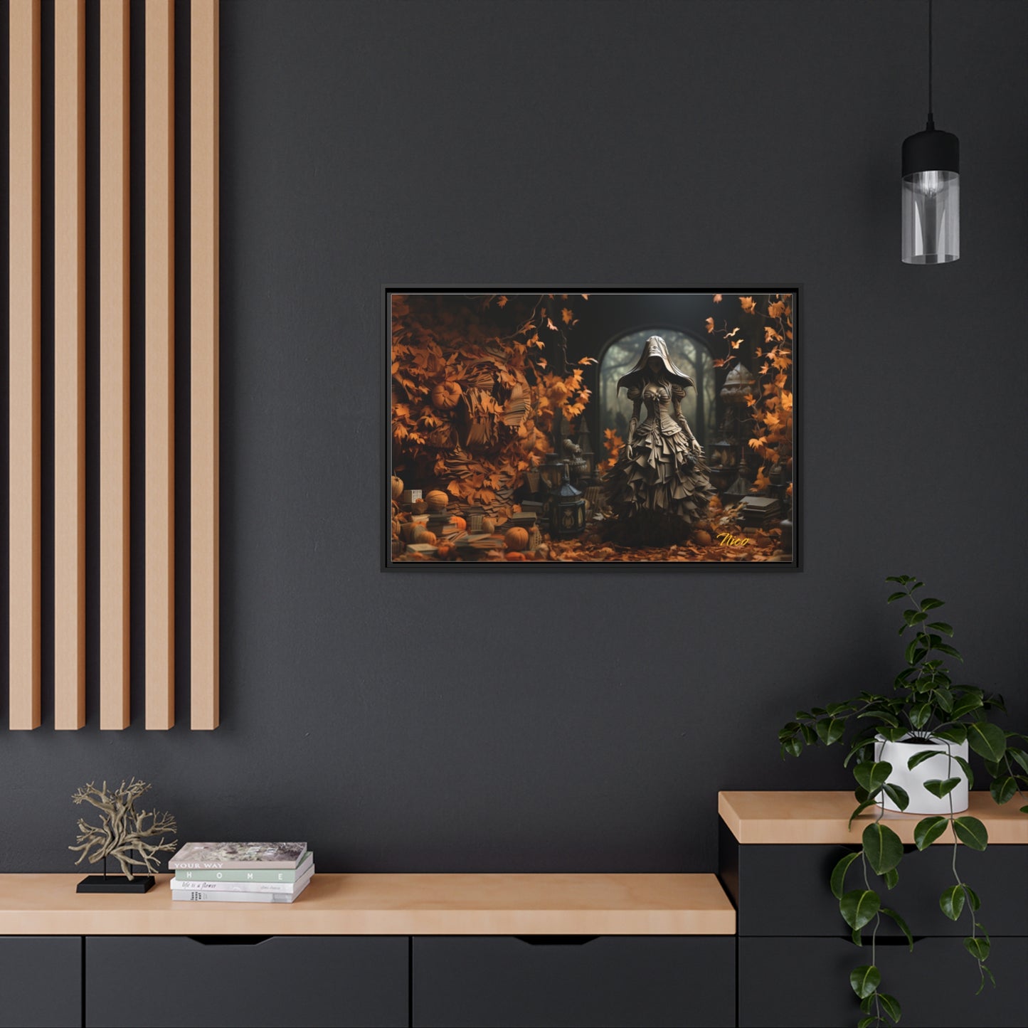 Halloween 2023 Series Print #7 - Black Framed Canvas Print