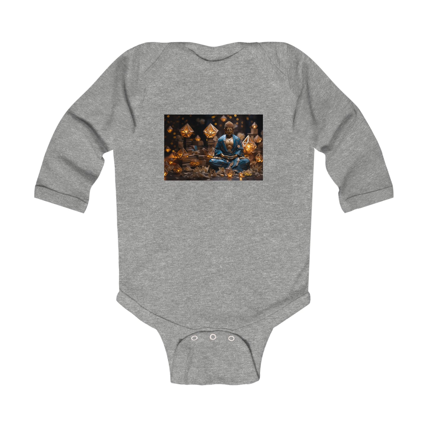 Ascending Buddah Series Print #3 Infant Long Sleeve Bodysuit