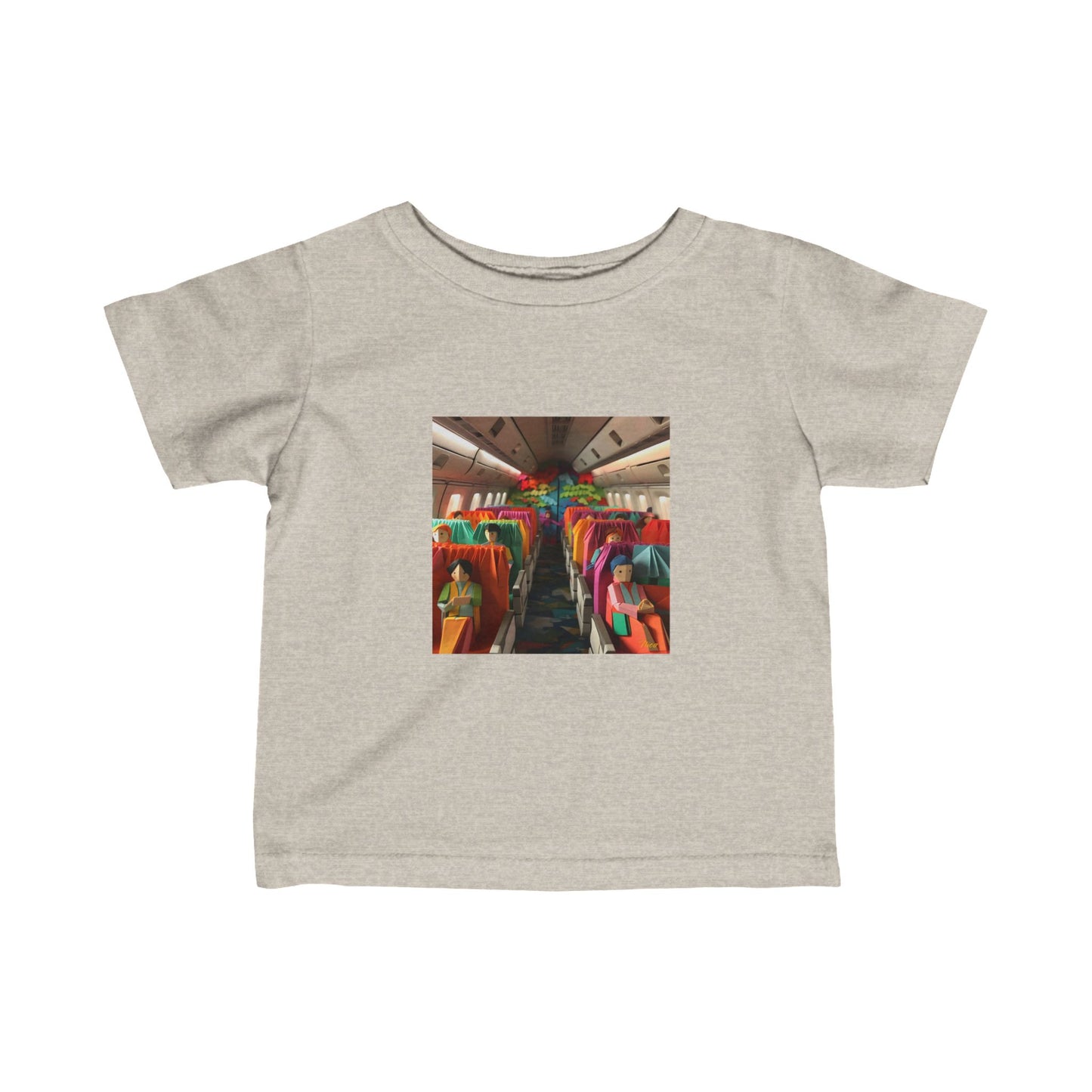 Frequent Flyer Miles Series Print #2 Infant Fine Jersey Tee