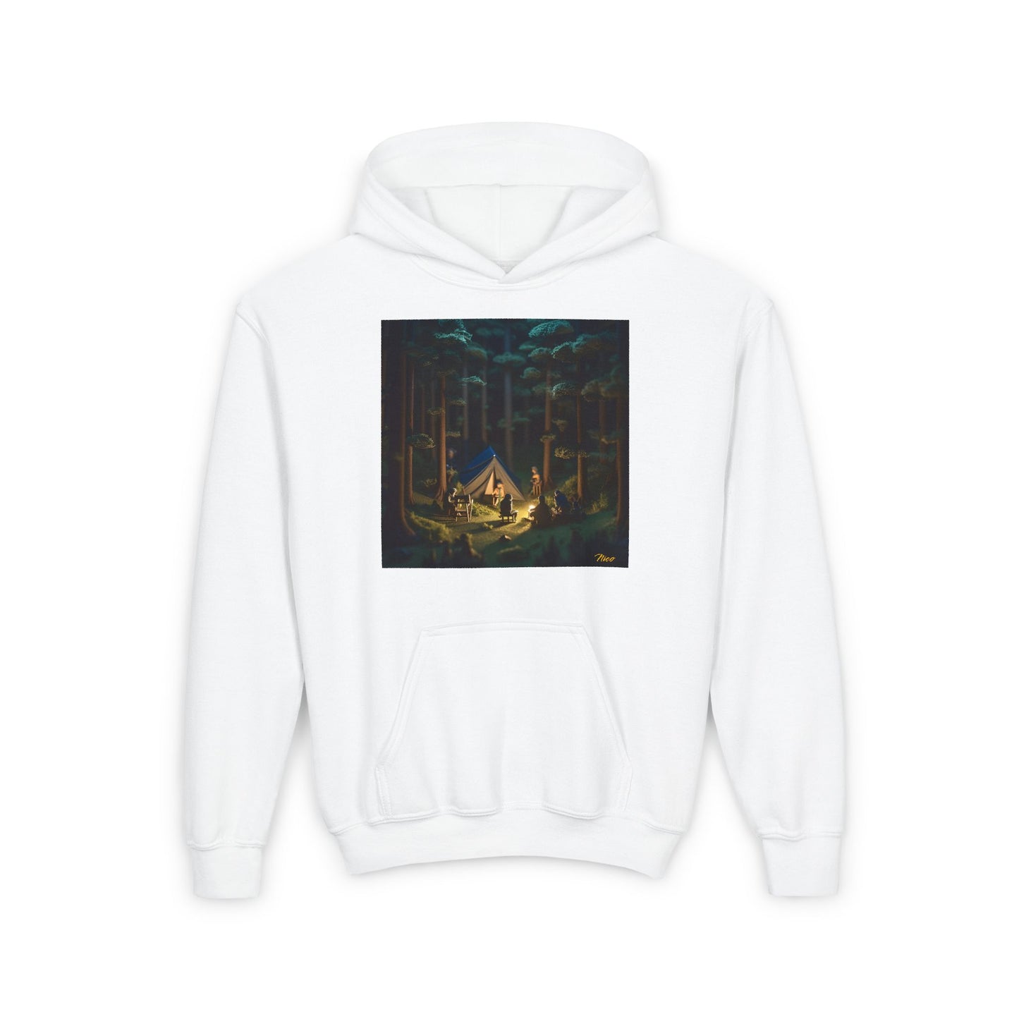 Under The Starry Skies Series Print #6 Youth Heavy Blend Hooded Sweatshirt