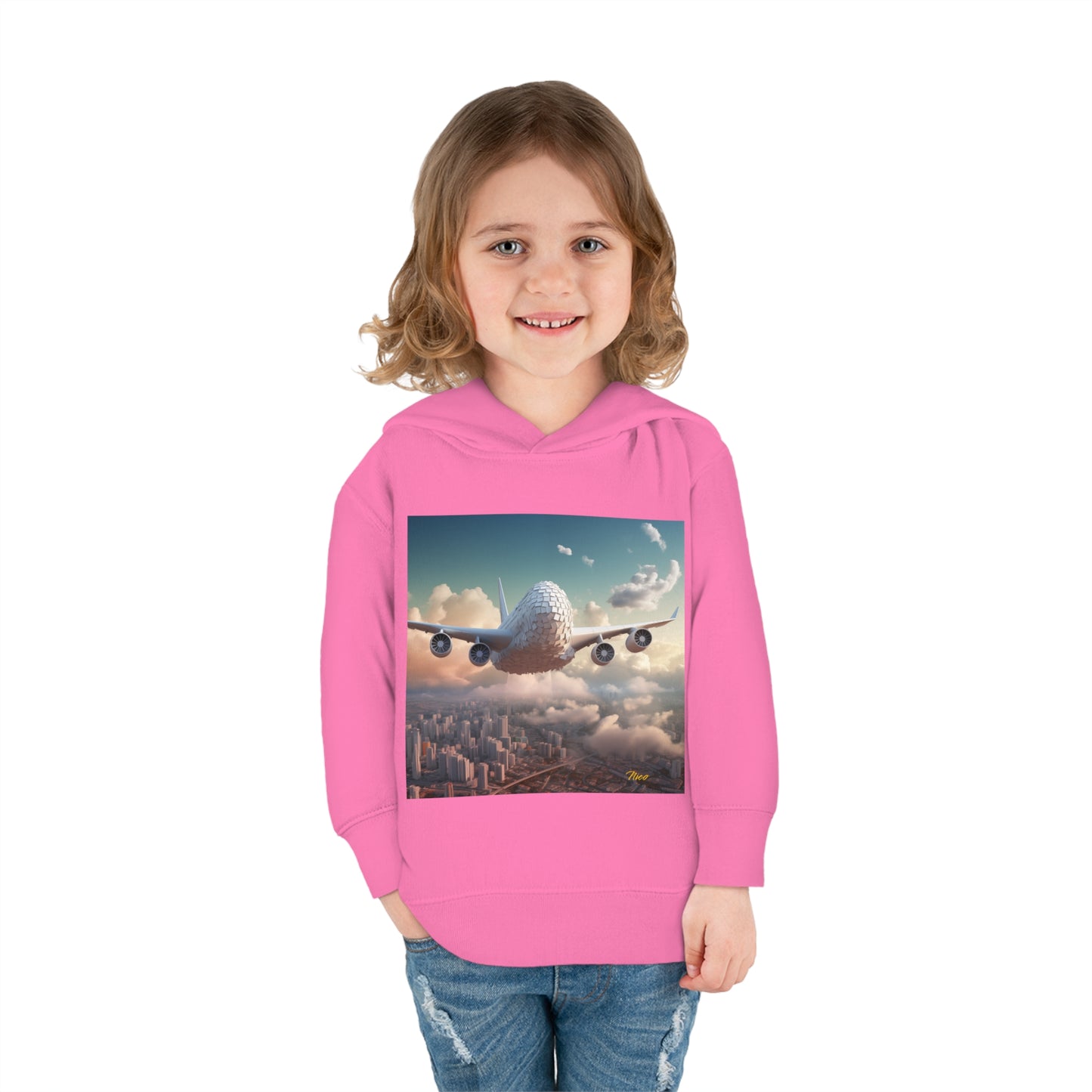 Frequent Flyer Miles Series Print #1 Toddler Pullover Fleece Hoodie