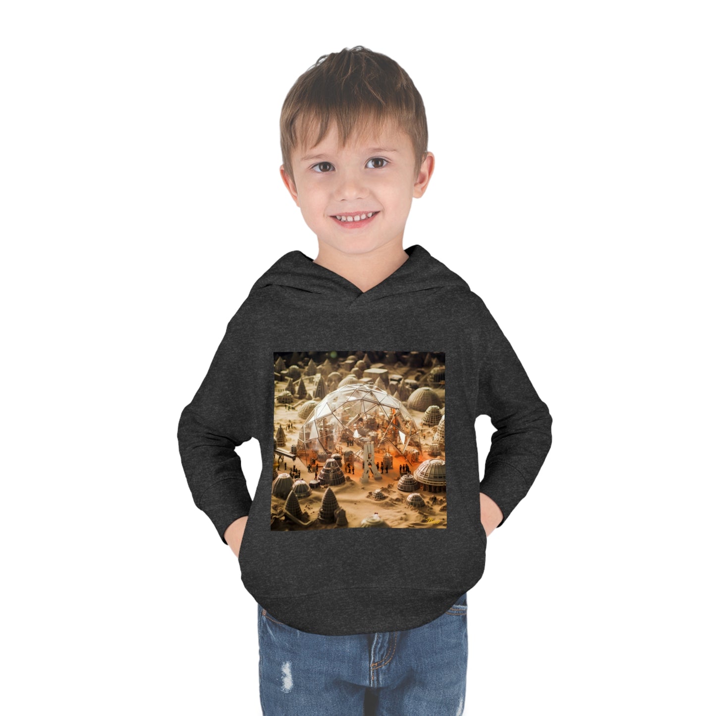 Elons' Dream Series Print #9 Toddler Pullover Fleece Hoodie