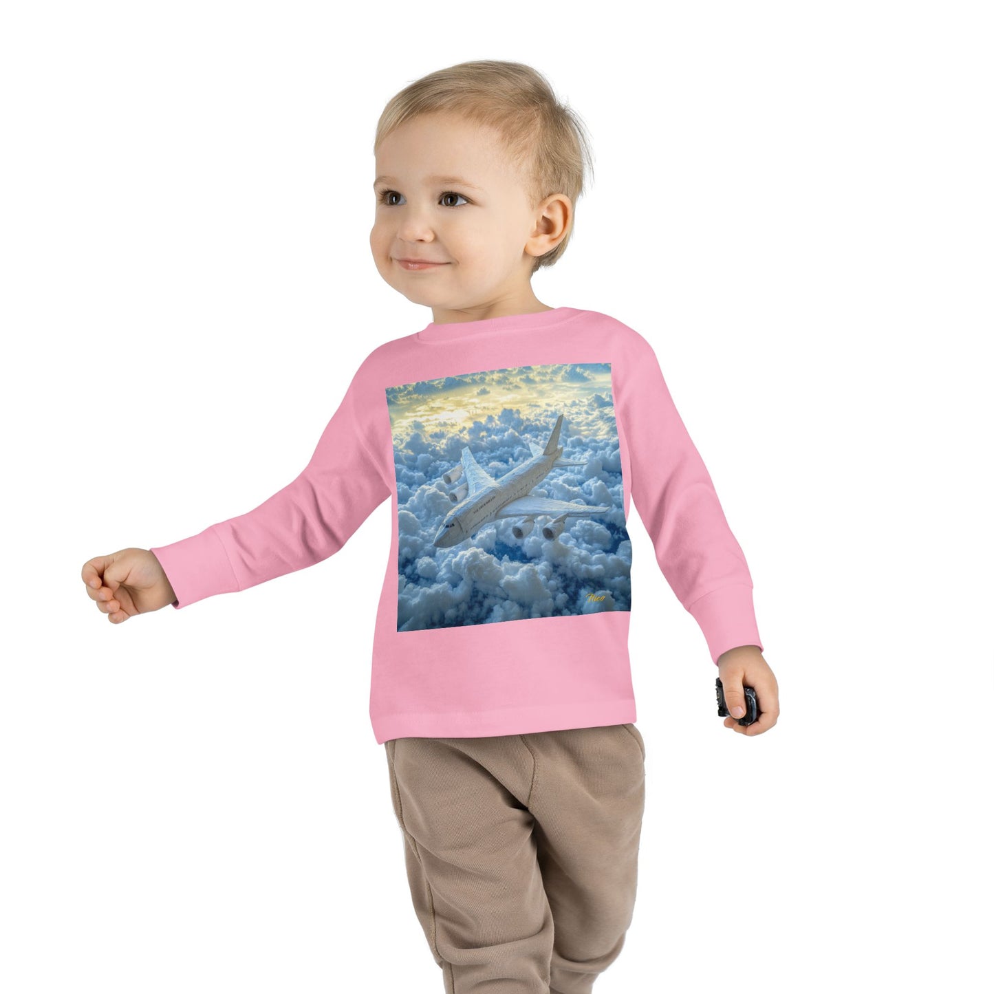 Big Ol' Jet Airliner Series Print #10 Toddler Long Sleeve Tee