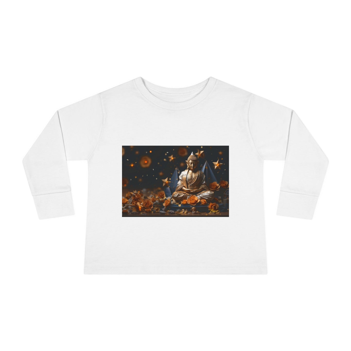 Ascending Buddha Series Print #5 Toddler Long Sleeve Tee