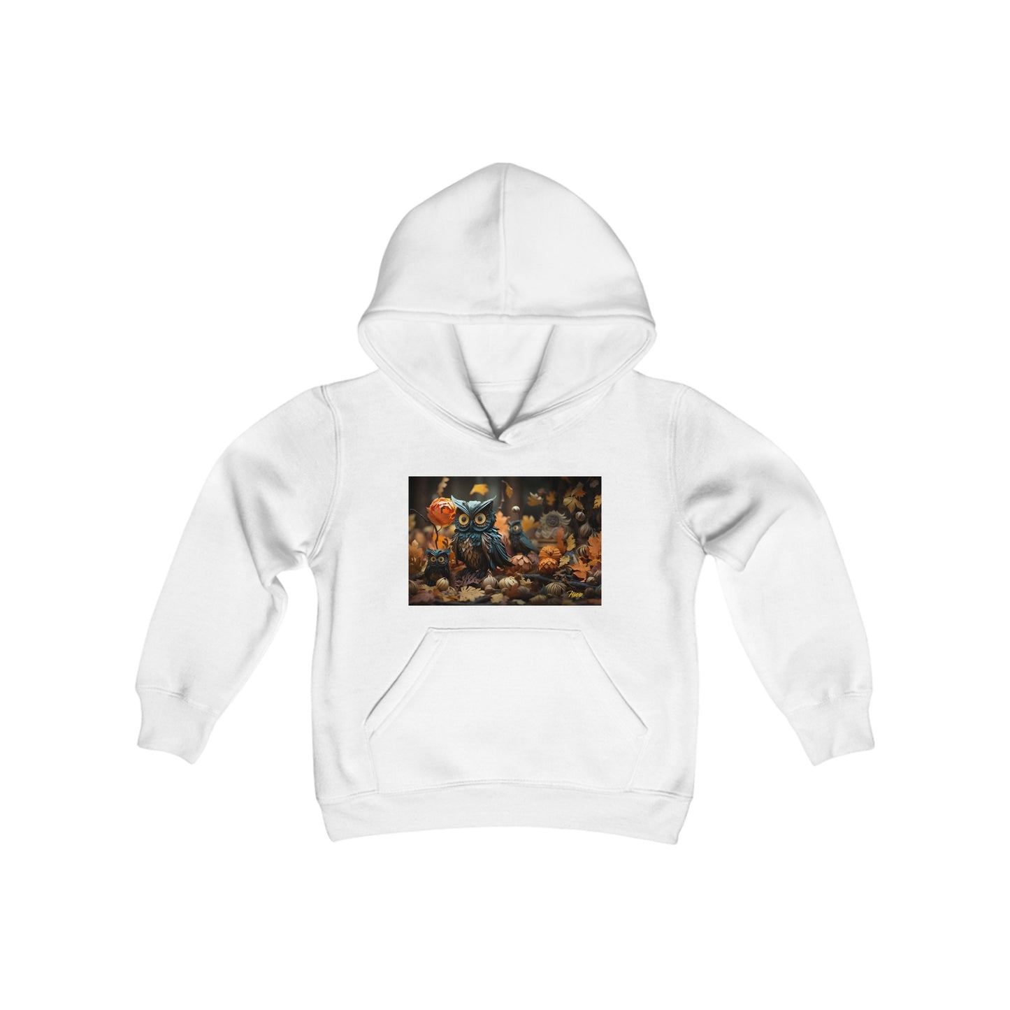 Halloween 2024 Series Print #8 Youth Heavy Blend Hooded Sweatshirt