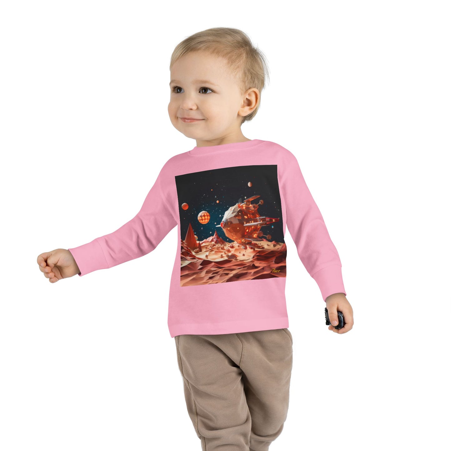 Elons' Dream Series Print #5 Toddler Long Sleeve Tee