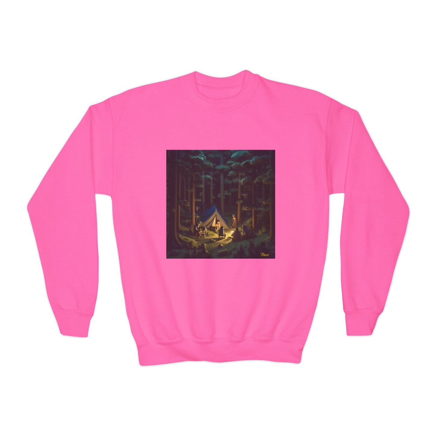 Under The Starry Skies Series Print #6 Youth Crewneck Sweatshirt