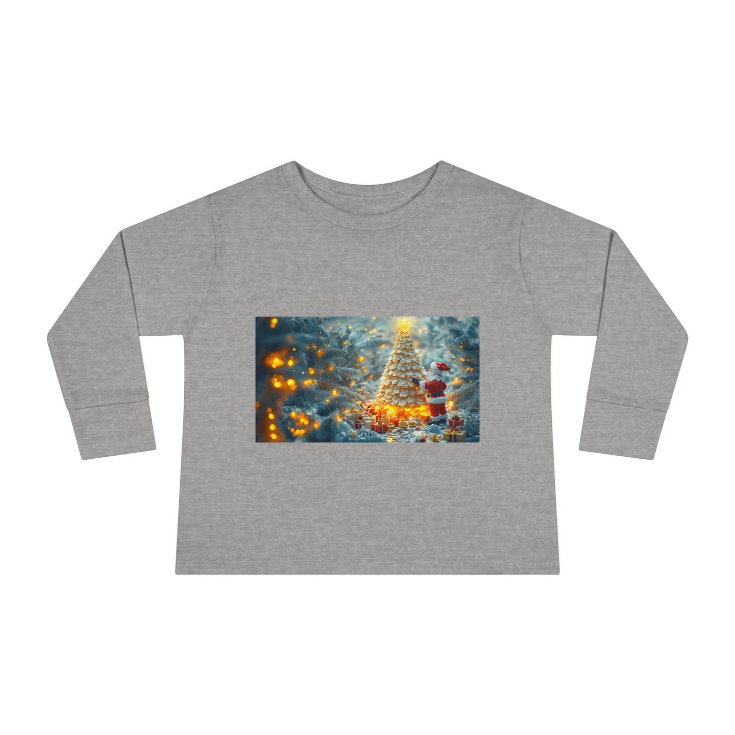 Chirstmas 2024 Series Print #10 Toddler Long Sleeve Tee