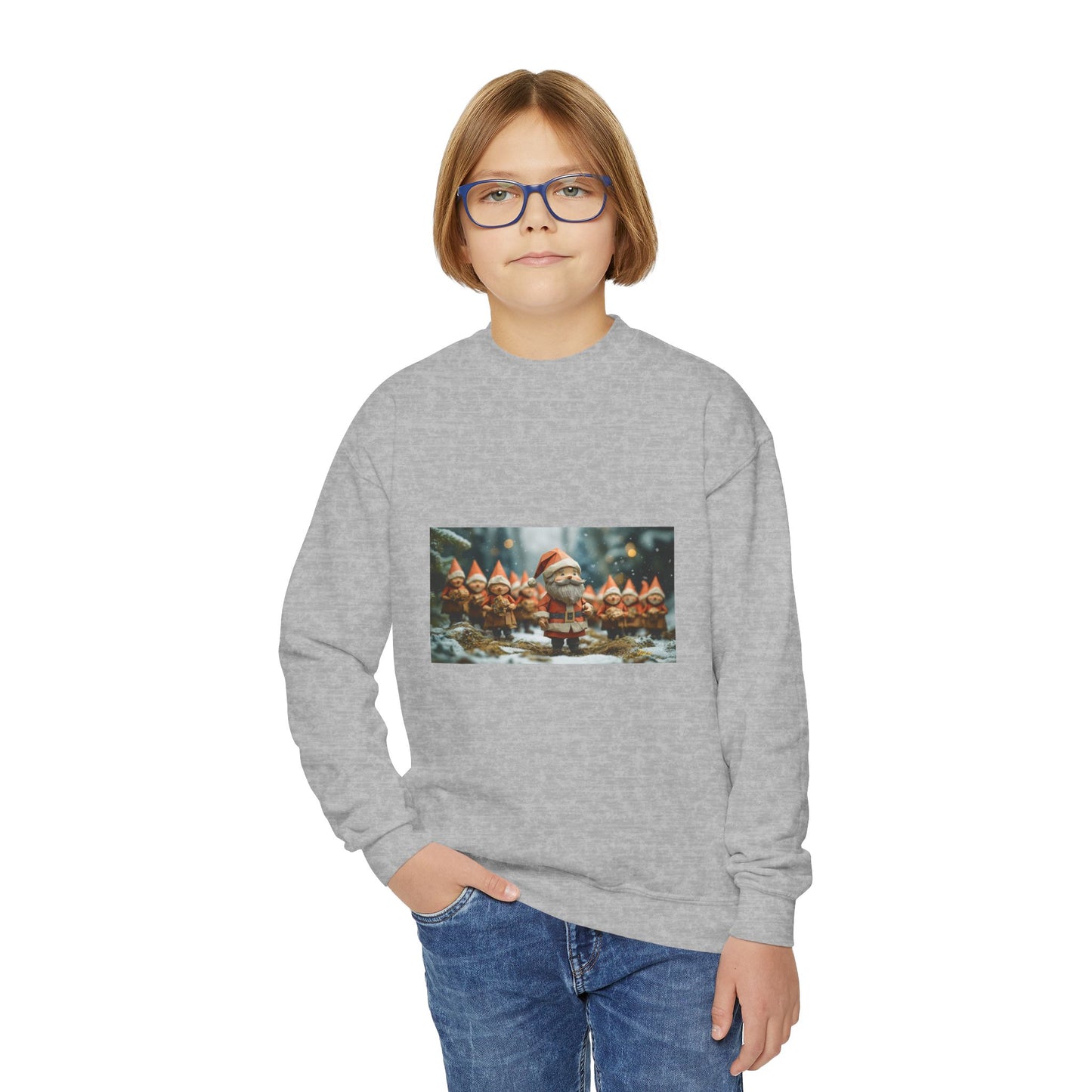 Chirstmas 2024 Series Print #4 Youth Crewneck Sweatshirt