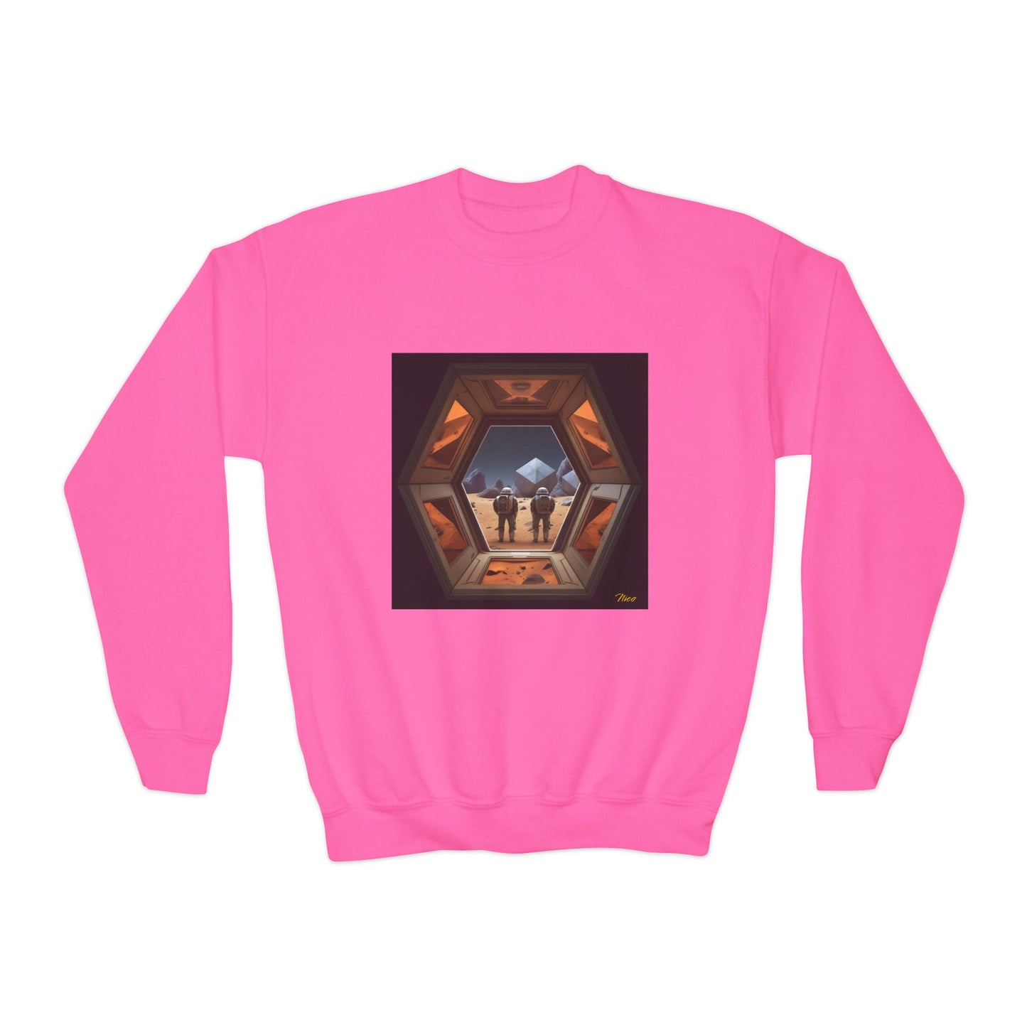 Elons' Dream Series Print #6 Youth Crewneck Sweatshirt