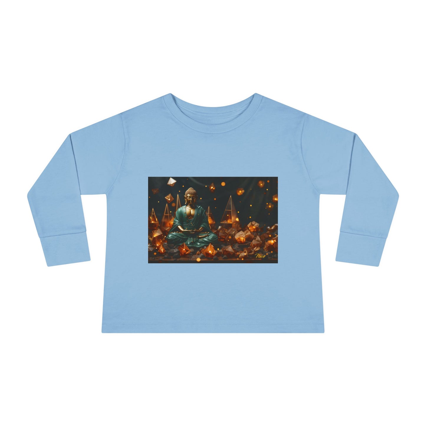 Ascending Buddha Series Print #4 Toddler Long Sleeve Tee