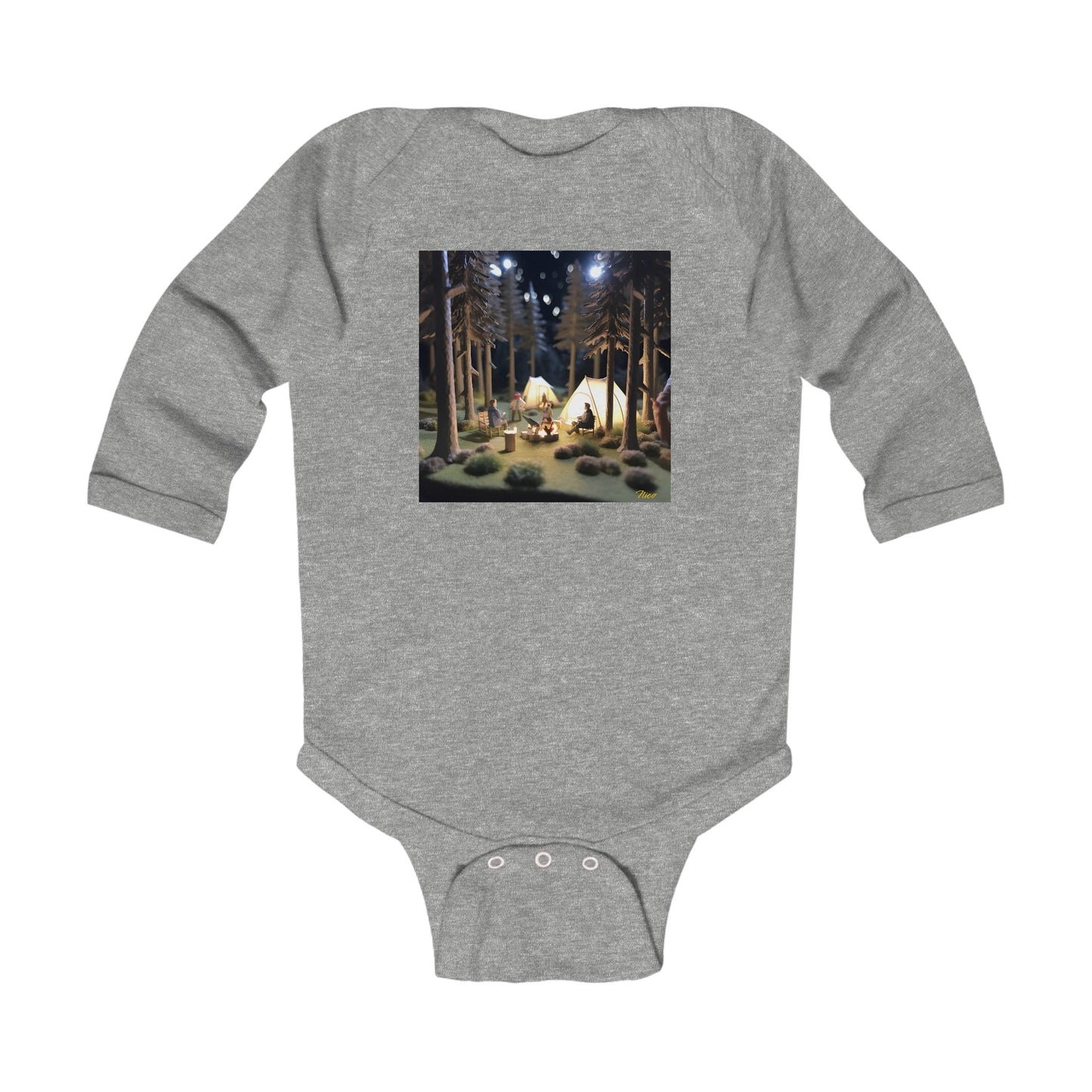 Under The Starry Skies Series Print #7 Infant Long Sleeve Bodysuit