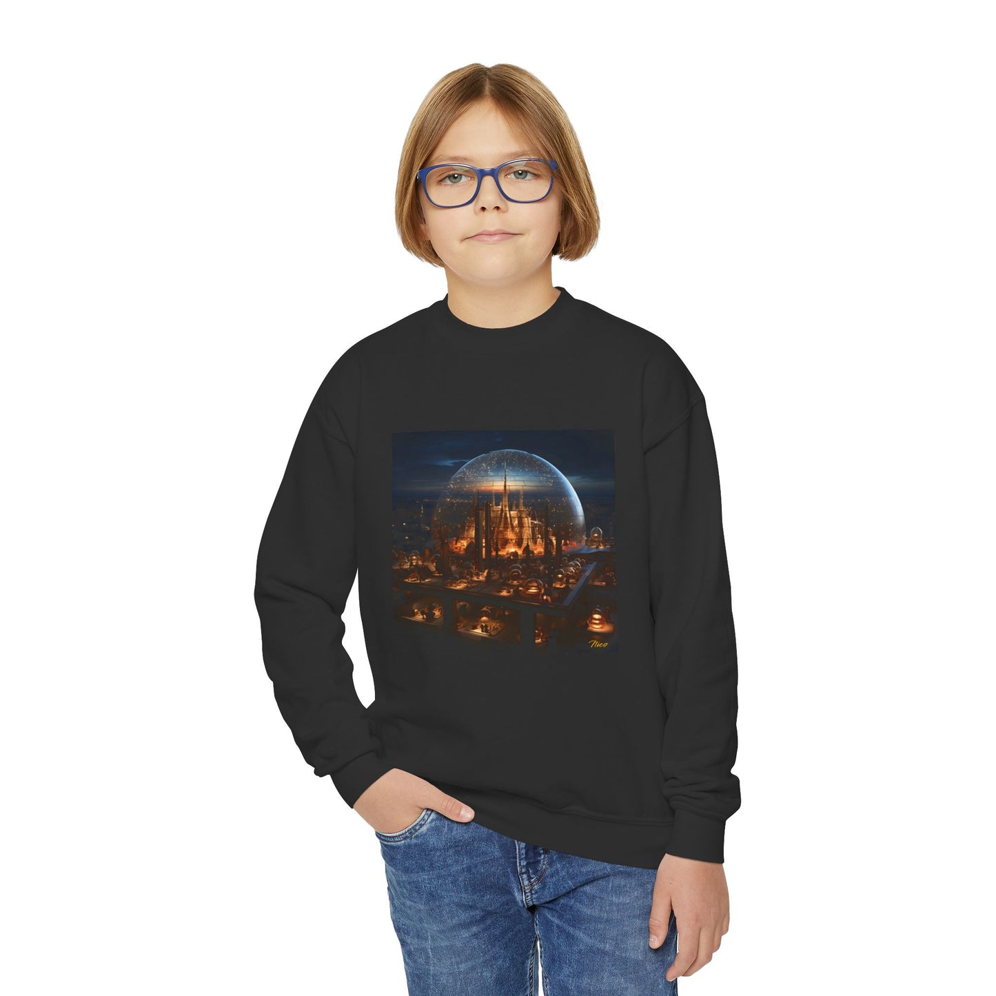 Elons' Dream Series Print #10 Youth Crewneck Sweatshirt