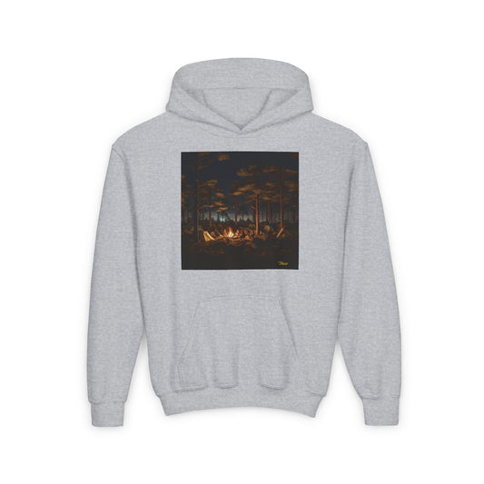 Under The Starry Skies Series Print #9 Youth Heavy Blend Hooded Sweatshirt