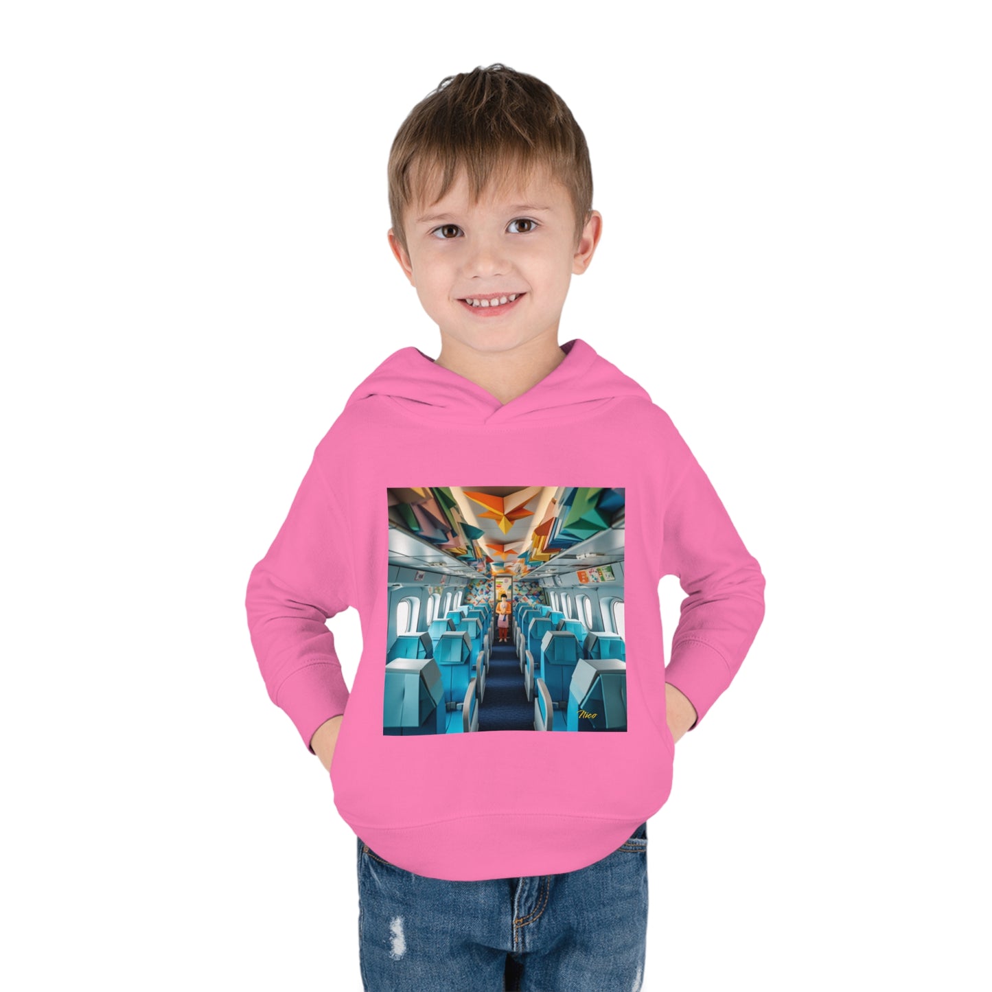 Frequent Flyer Miles Series Print #6 Toddler Pullover Fleece Hoodie