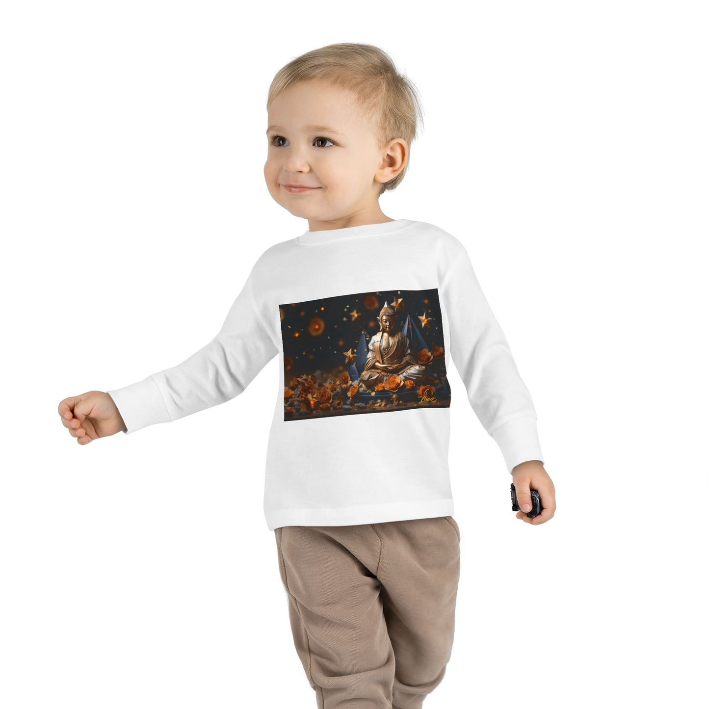 Ascending Buddha Series Print #5 Toddler Long Sleeve Tee