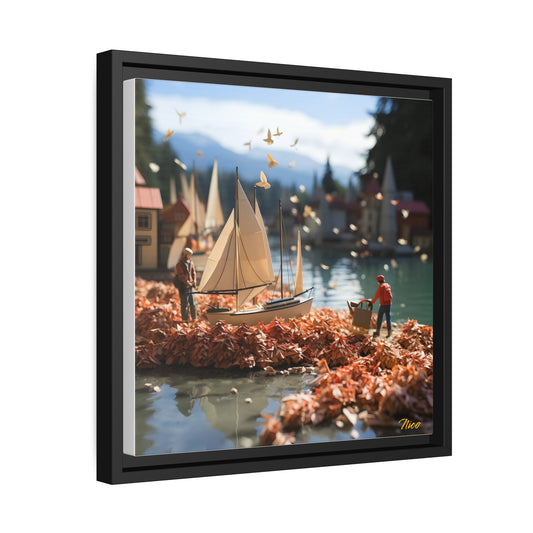 On The Docks By The Bay Series Print #5 - Black Framed Canvas Print