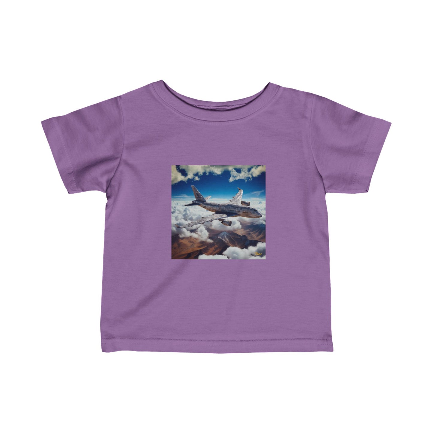 Frequent Flyer Miles Series Print #9 Infant Fine Jersey Tee