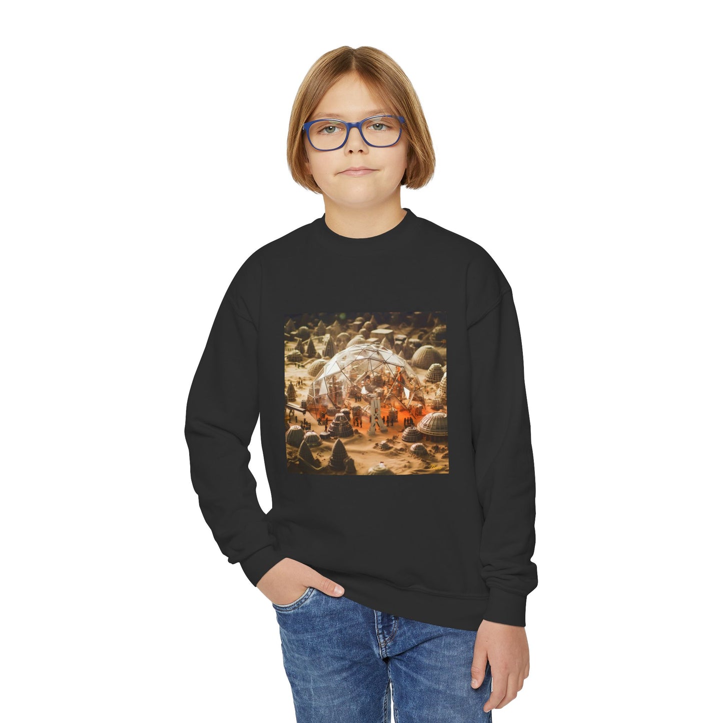 Elons' Dream Series Print #9 Youth Crewneck Sweatshirt