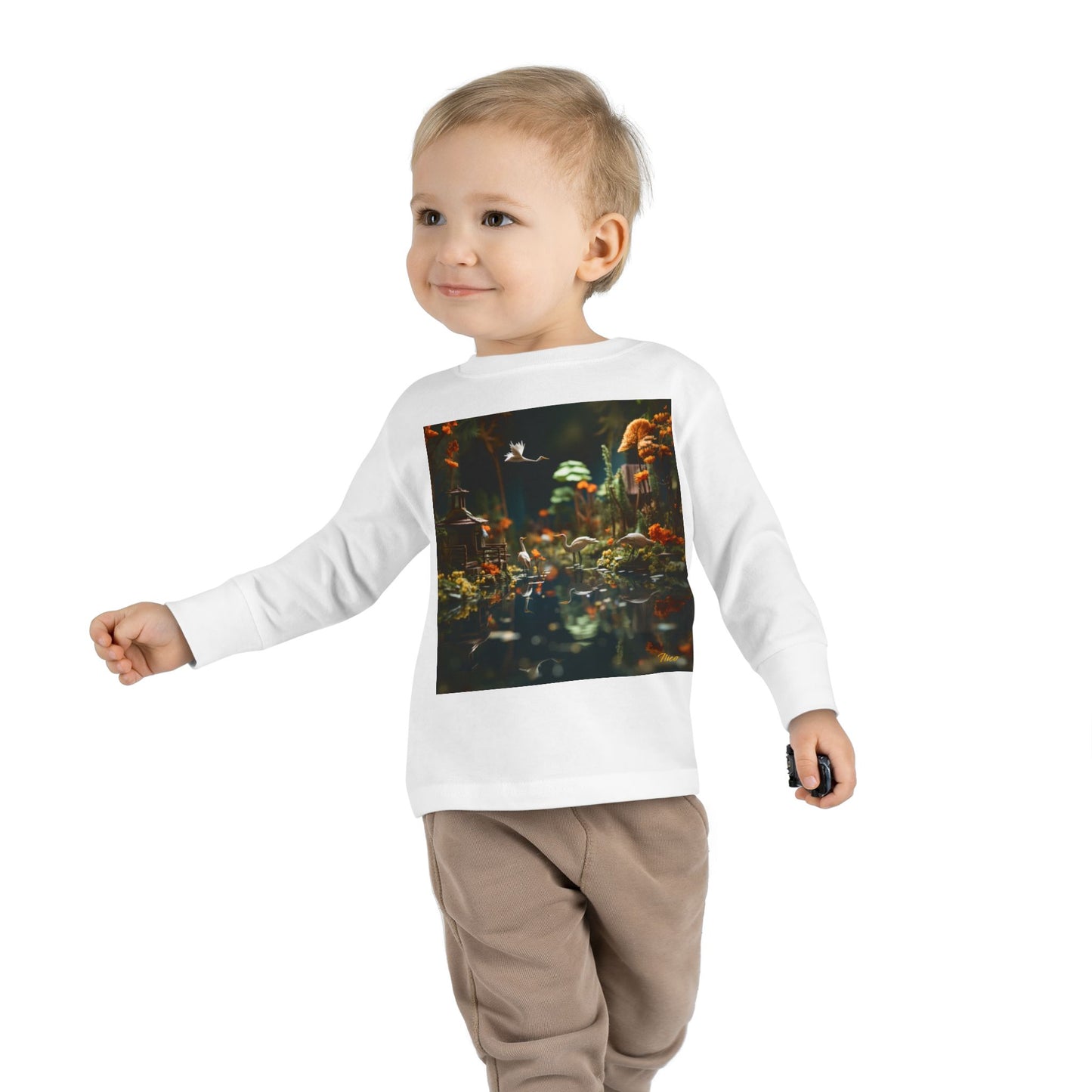 Born On A Bayou Series Print #6 Toddler Long Sleeve Tee