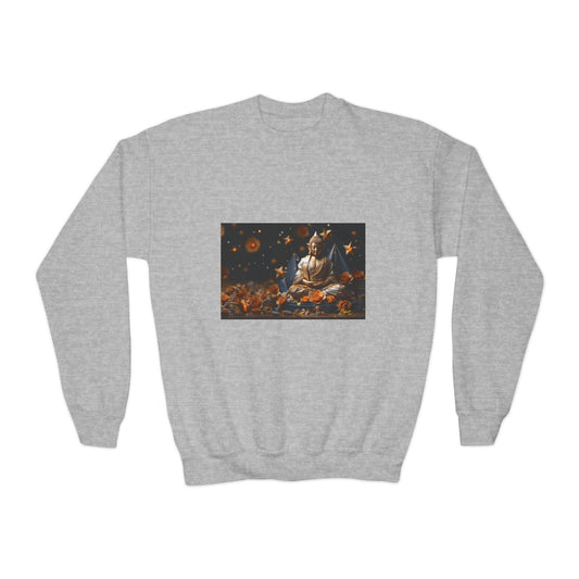 Ascending Buddah Series Print #5 Youth Crewneck Sweatshirt