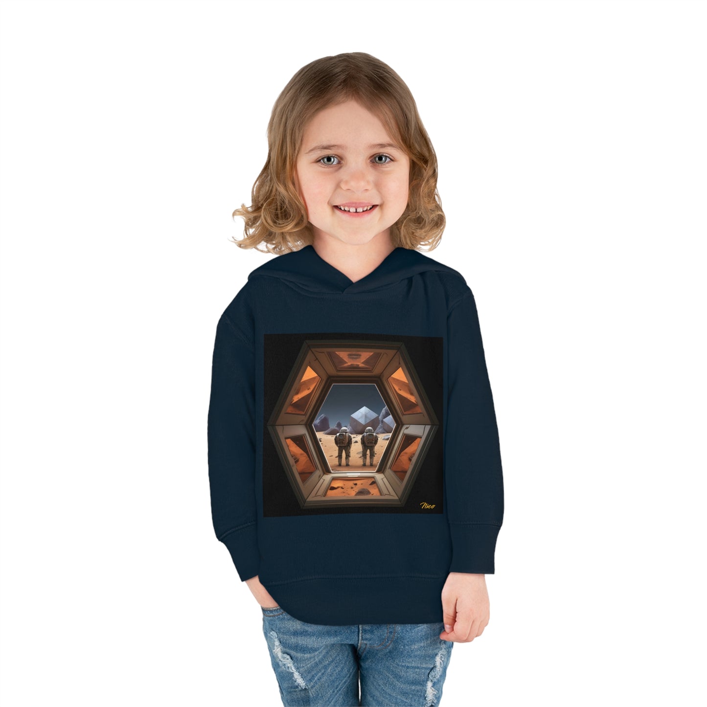 Elons' Dream Series Print #7 Toddler Pullover Fleece Hoodie