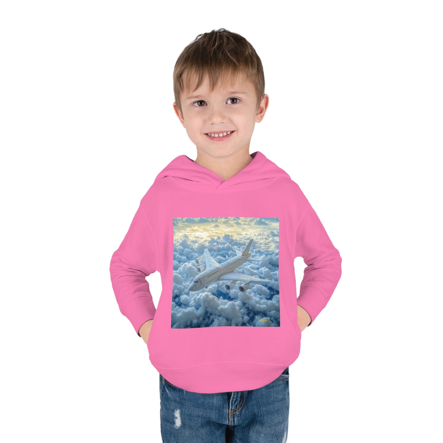 Frequent Flyer Miles Series Print #10 Toddler Pullover Fleece Hoodie