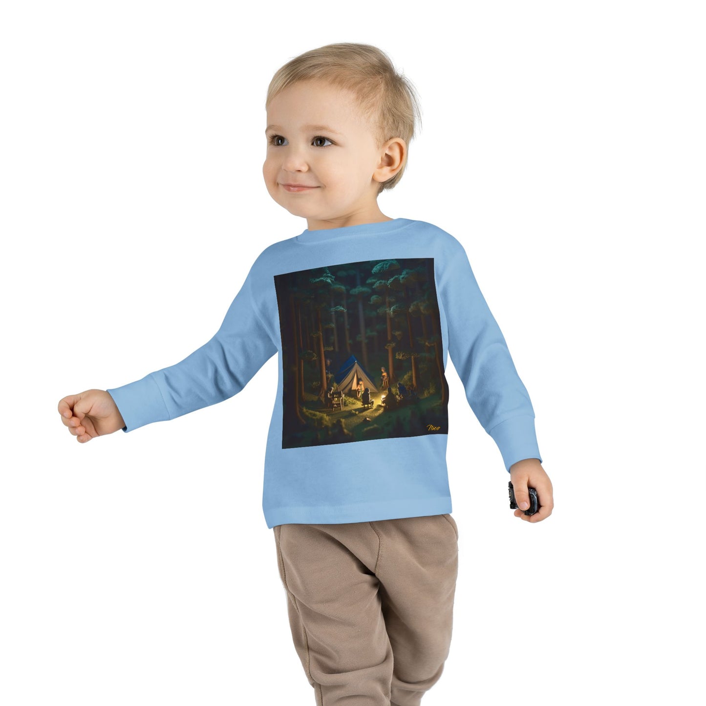 Under The Starry Skies Series Print #6 Toddler Long Sleeve Tee