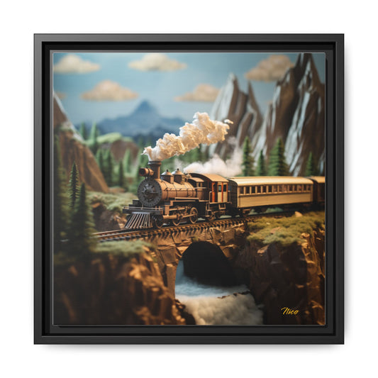 Orient Express Series Print #5 - Black Framed Canvas Print