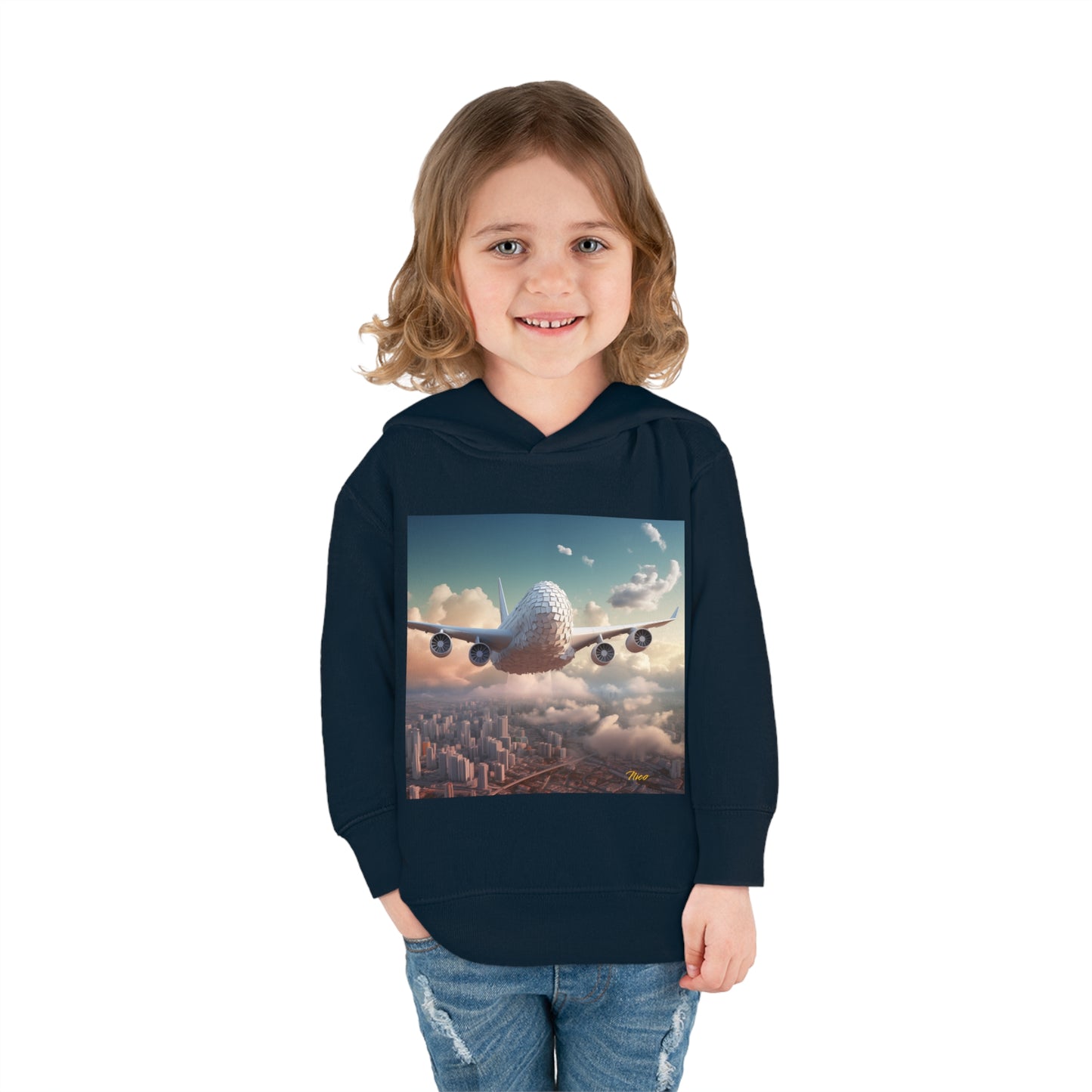 Frequent Flyer Miles Series Print #1 Toddler Pullover Fleece Hoodie