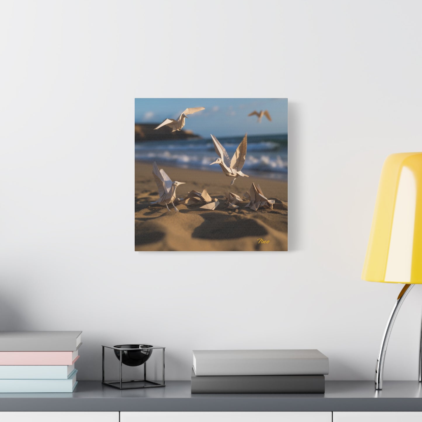 By The Seaside Series Print #7 - Streched Matte Canvas Print, 1.25" Thick