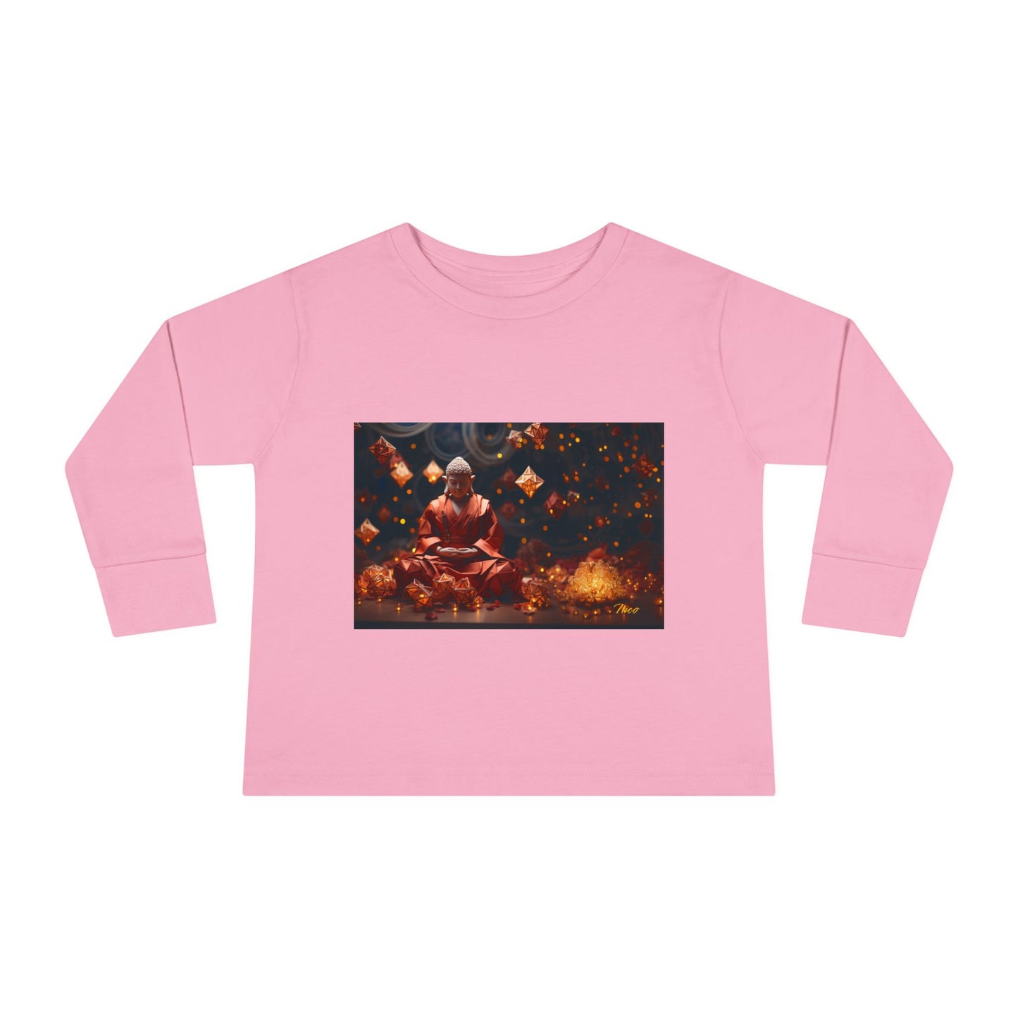 Ascending Buddha Series Print #7 Toddler Long Sleeve Tee