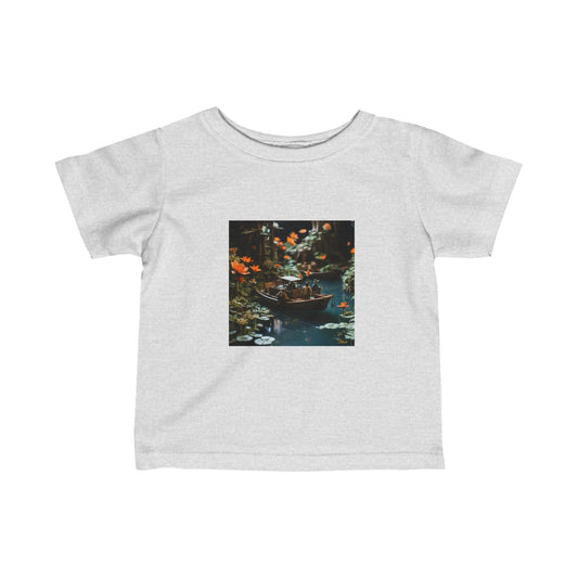 Born on A Bayou Series Print #4 Infant Fine Jersey Tee