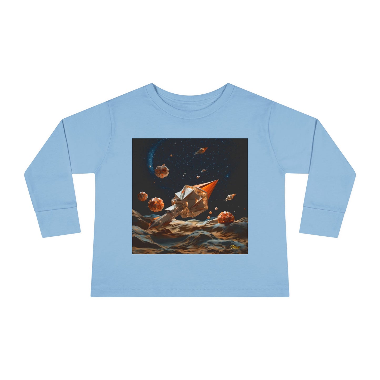 Elons' Dream Series Print #3 Toddler Long Sleeve Tee