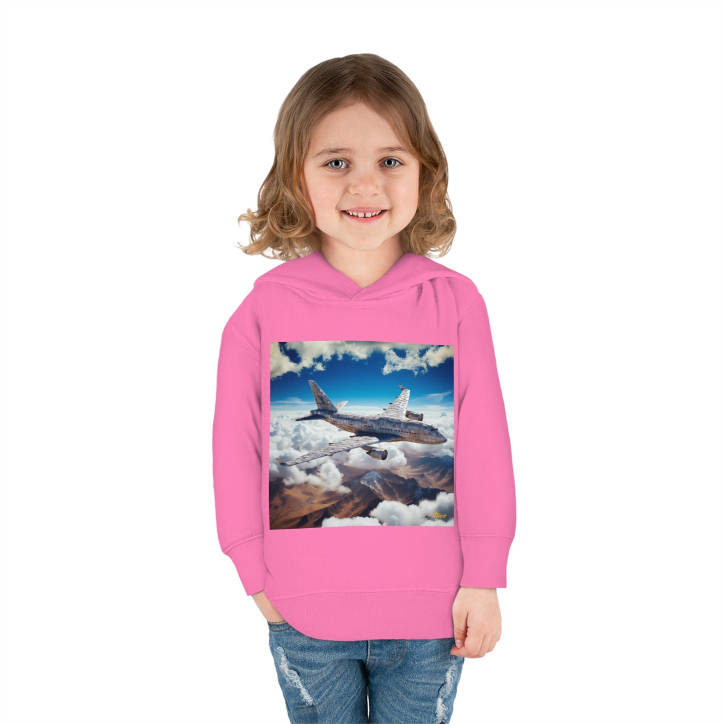 Frequent Flyer Miles Series Print #9 Toddler Pullover Fleece Hoodie