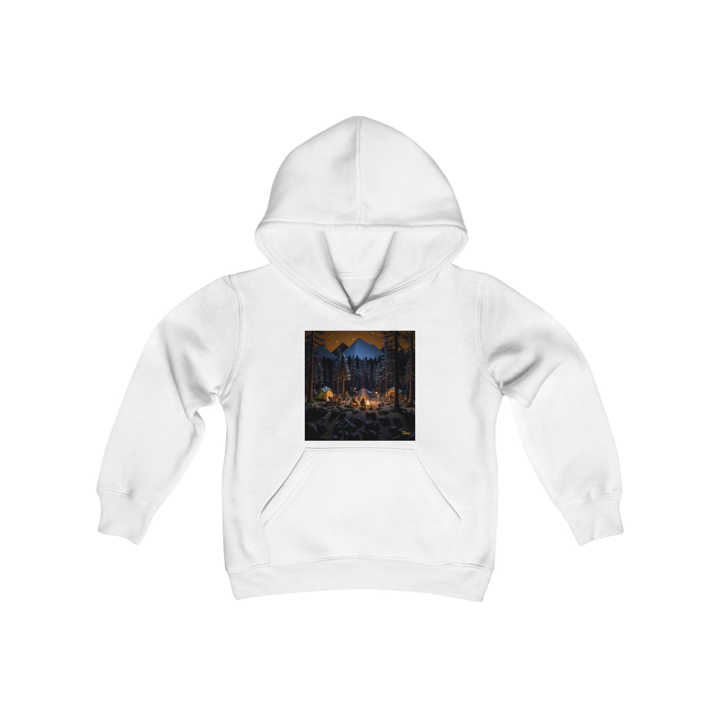 Under The Starry Skies Series Print #1 Youth Heavy Blend Hooded Sweatshirt