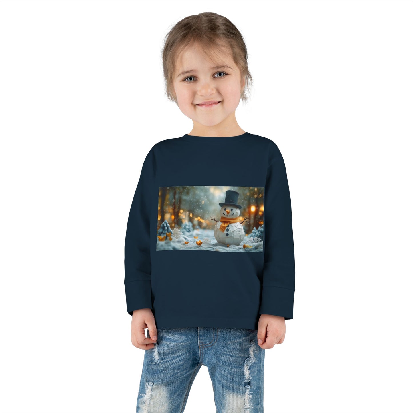 Chirstmas 2024 Series Print #11 Toddler Long Sleeve Tee