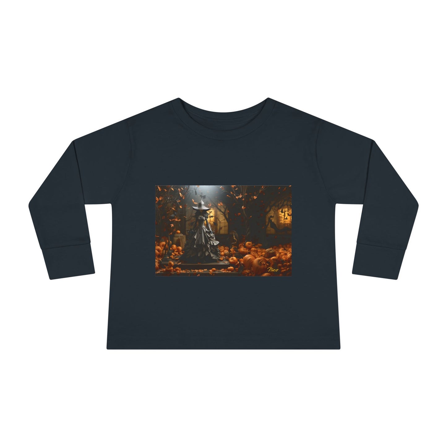 Halloween 2024 Series Print #10 Toddler Long Sleeve Tee