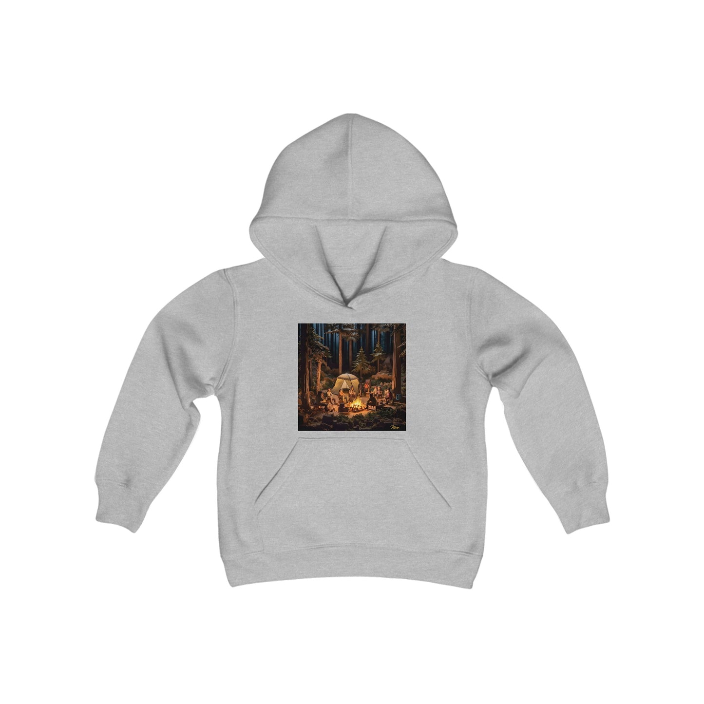 Under The Starry Skies Series Print #4 Youth Heavy Blend Hooded Sweatshirt