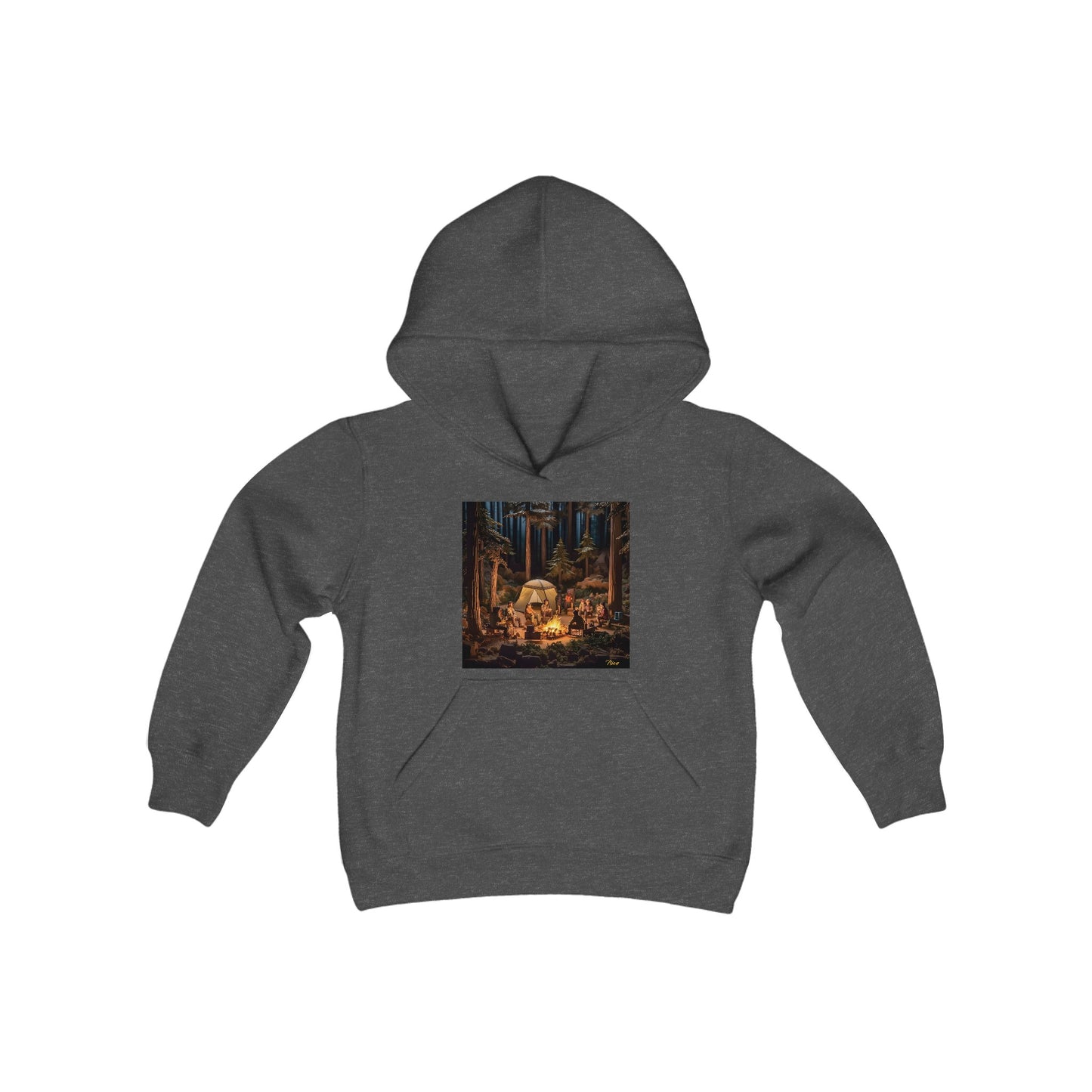 Under The Starry Skies Series Print #4 Youth Heavy Blend Hooded Sweatshirt