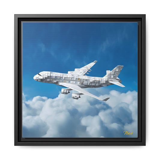 Frequent Flyer Miles Series Print #5 - Black Framed Canvas Print