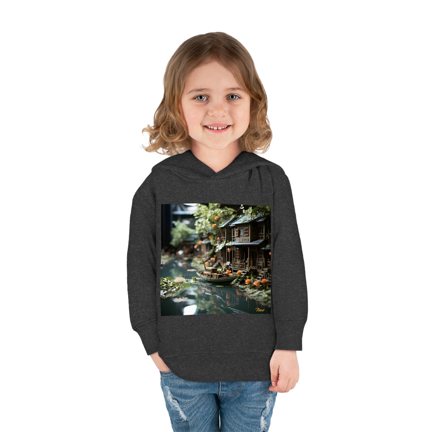 Born On A Bayou Series Print #9 Toddler Pullover Fleece Hoodie