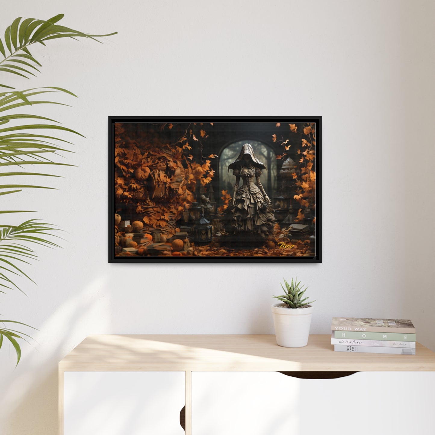 Halloween 2023 Series Print #7 - Black Framed Canvas Print