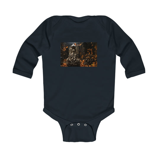 Halloween 2024 Series Print #1 Infant Long Sleeve Bodysuit