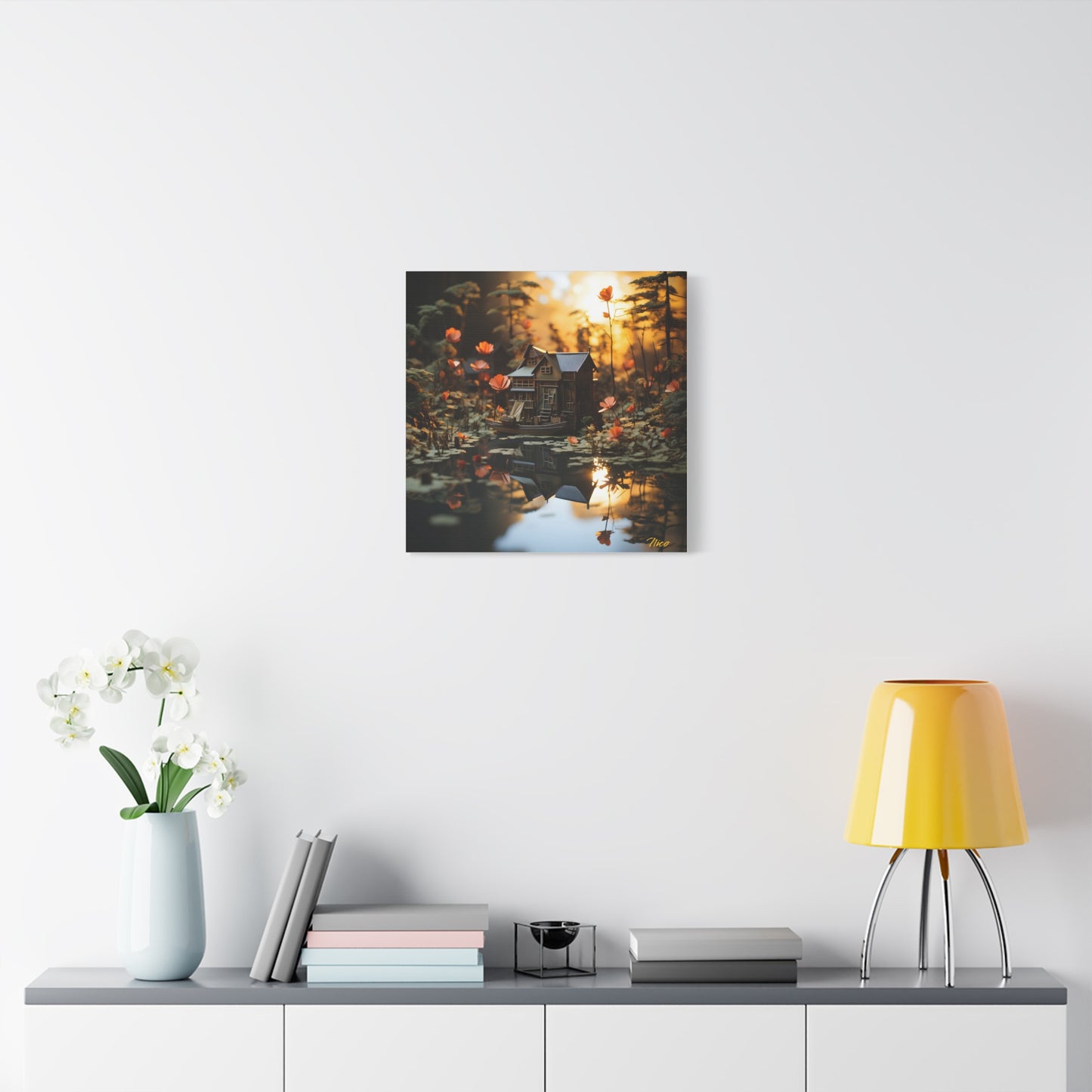 Born On A Bayou Print #7 - Streached Matte Canvas Print, 1.25" Thick